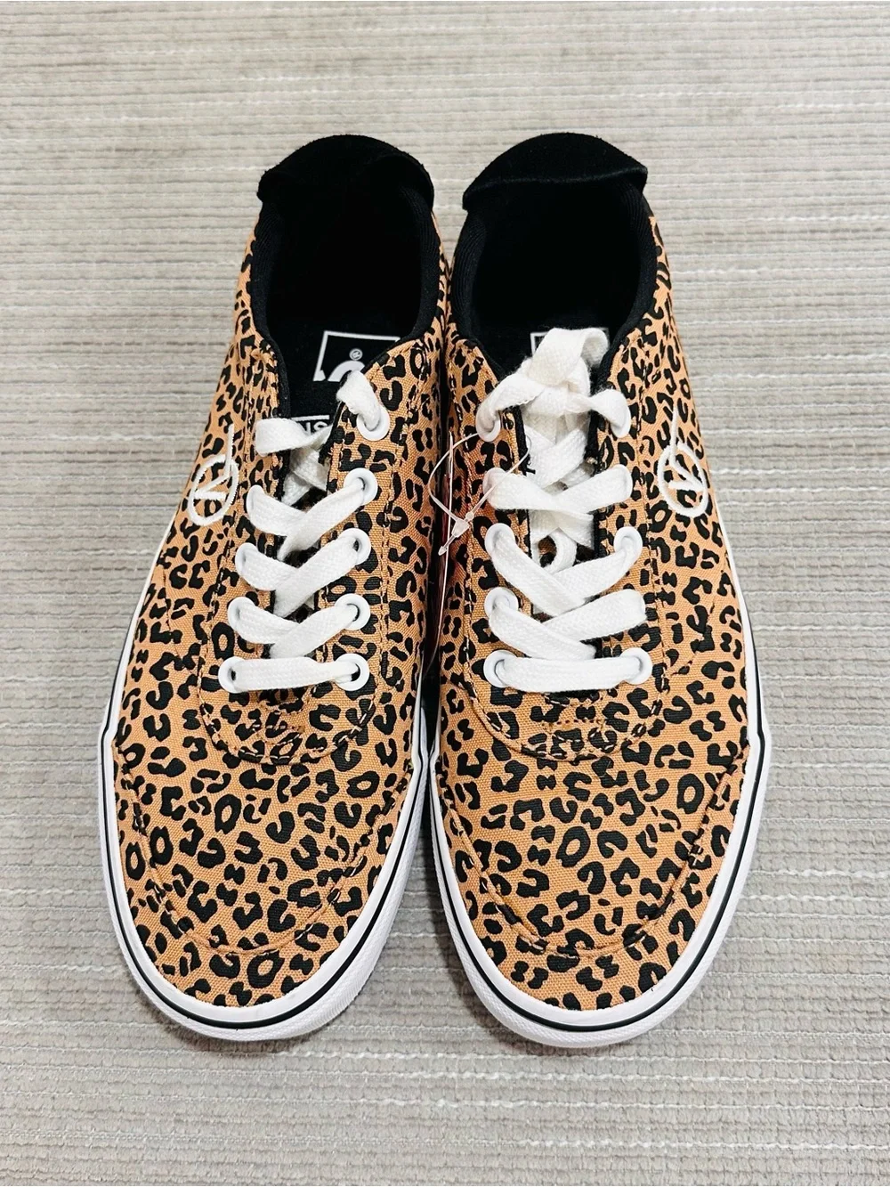 Women's Vans Sport Vulc Lace Up Skate Shoes Cheetah Print Size 7.0 NWT